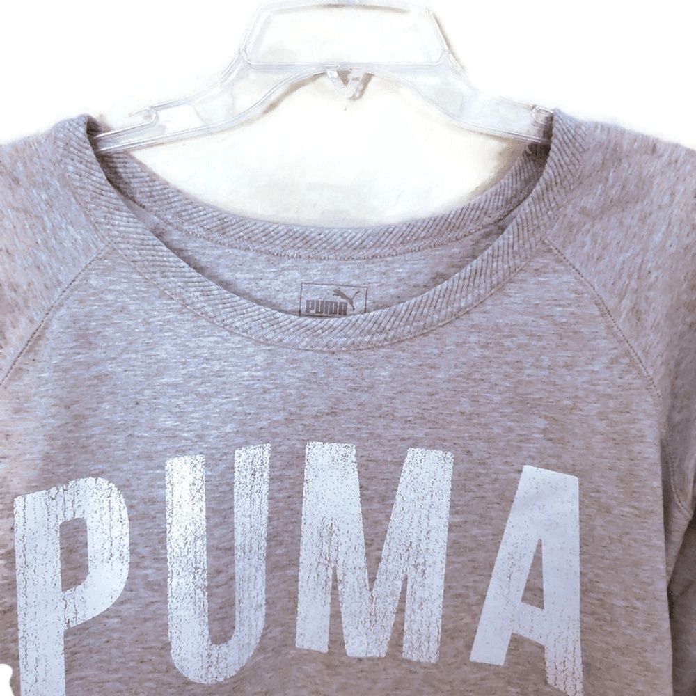 PUMA Grey Sweatshirt Size Small - Picture 2 of 7